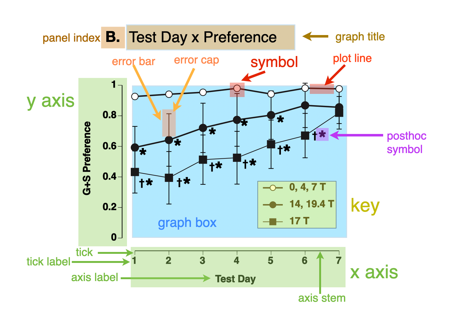 line graph parts 